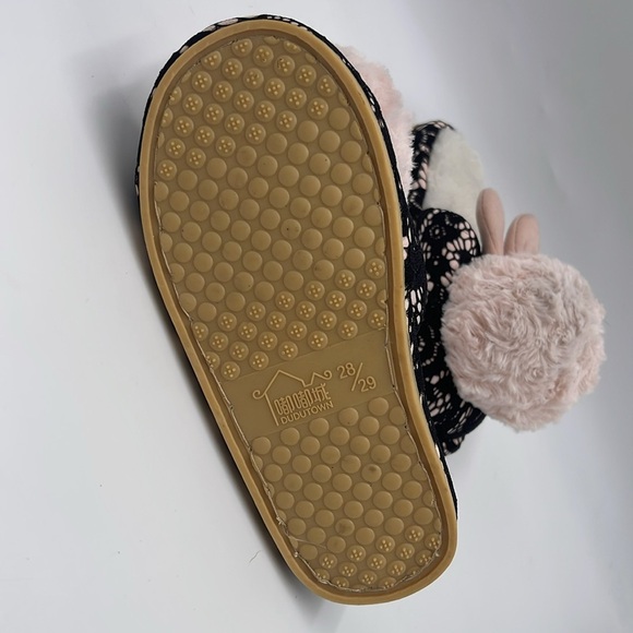 Dudutown Pink/Black Slippers – EU Size 28/29 (Approx. US Kids’ Size 11.5-12) - Picture 4 of 9